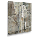 Grey Silver Geometric Composition