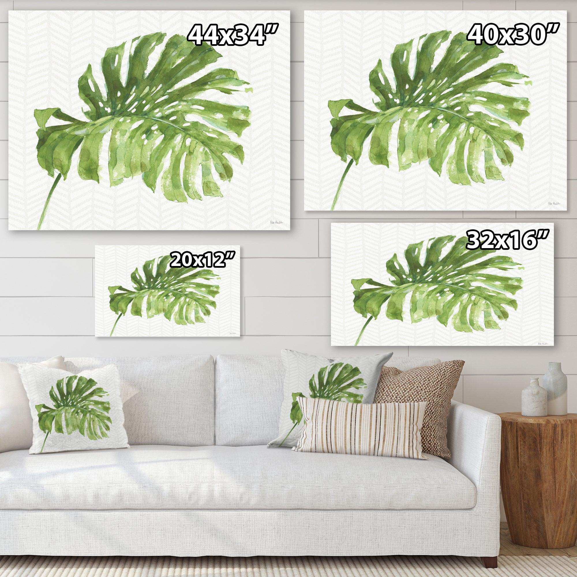 Mixed Botanical Green Leaves V