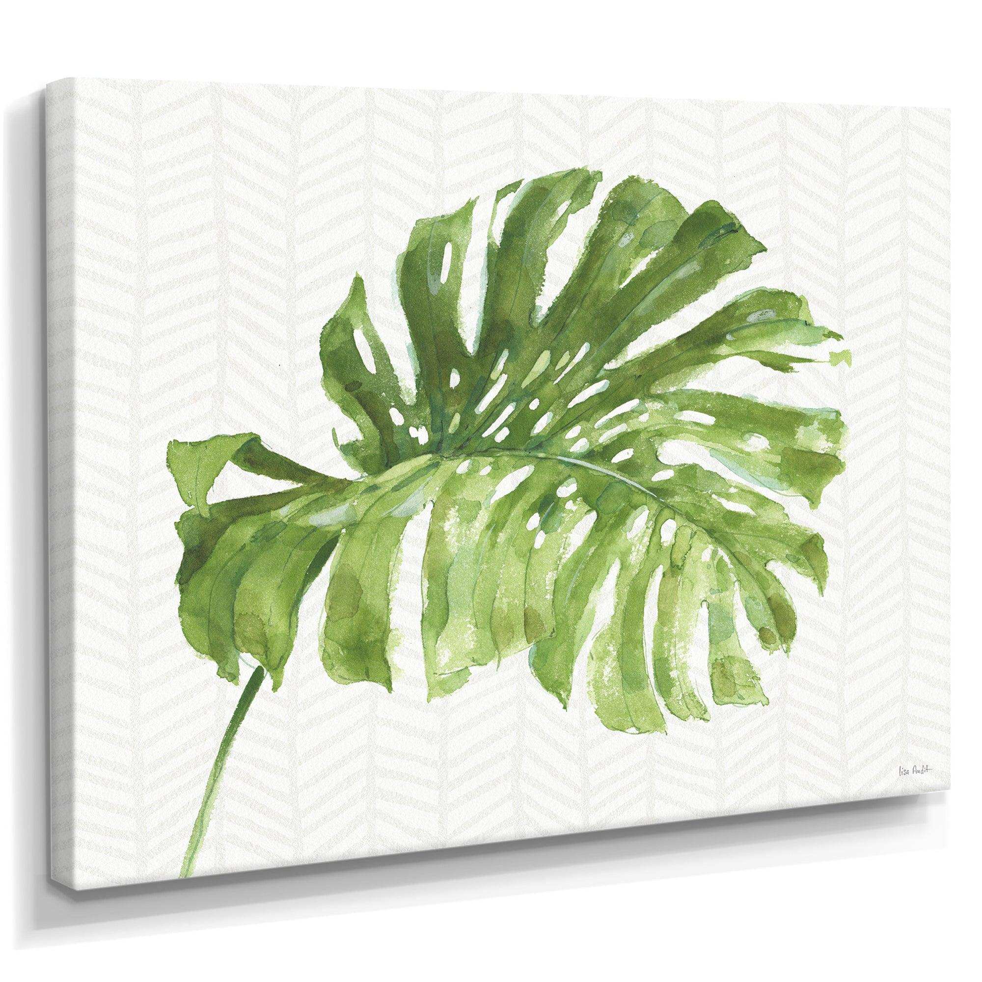 Mixed Botanical Green Leaves V