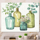 Mixed Botanical Green Leaves VIII