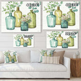 Mixed Botanical Green Leaves VIII