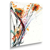 Abstract Orange Flowers