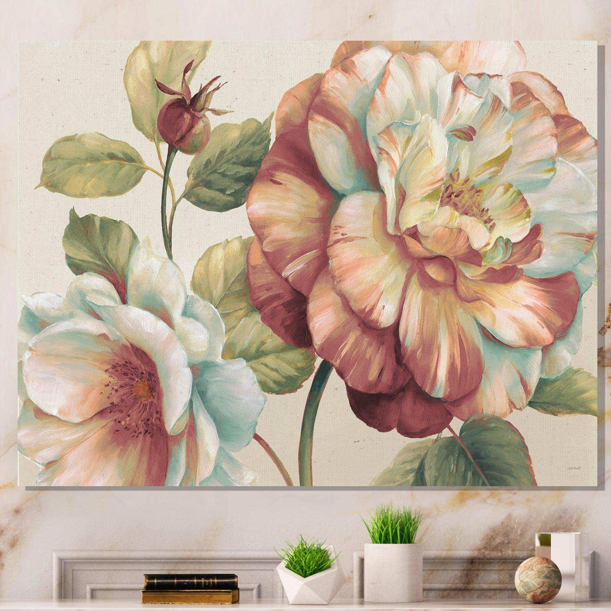 Romantic Dark Rose Blossing Flowers