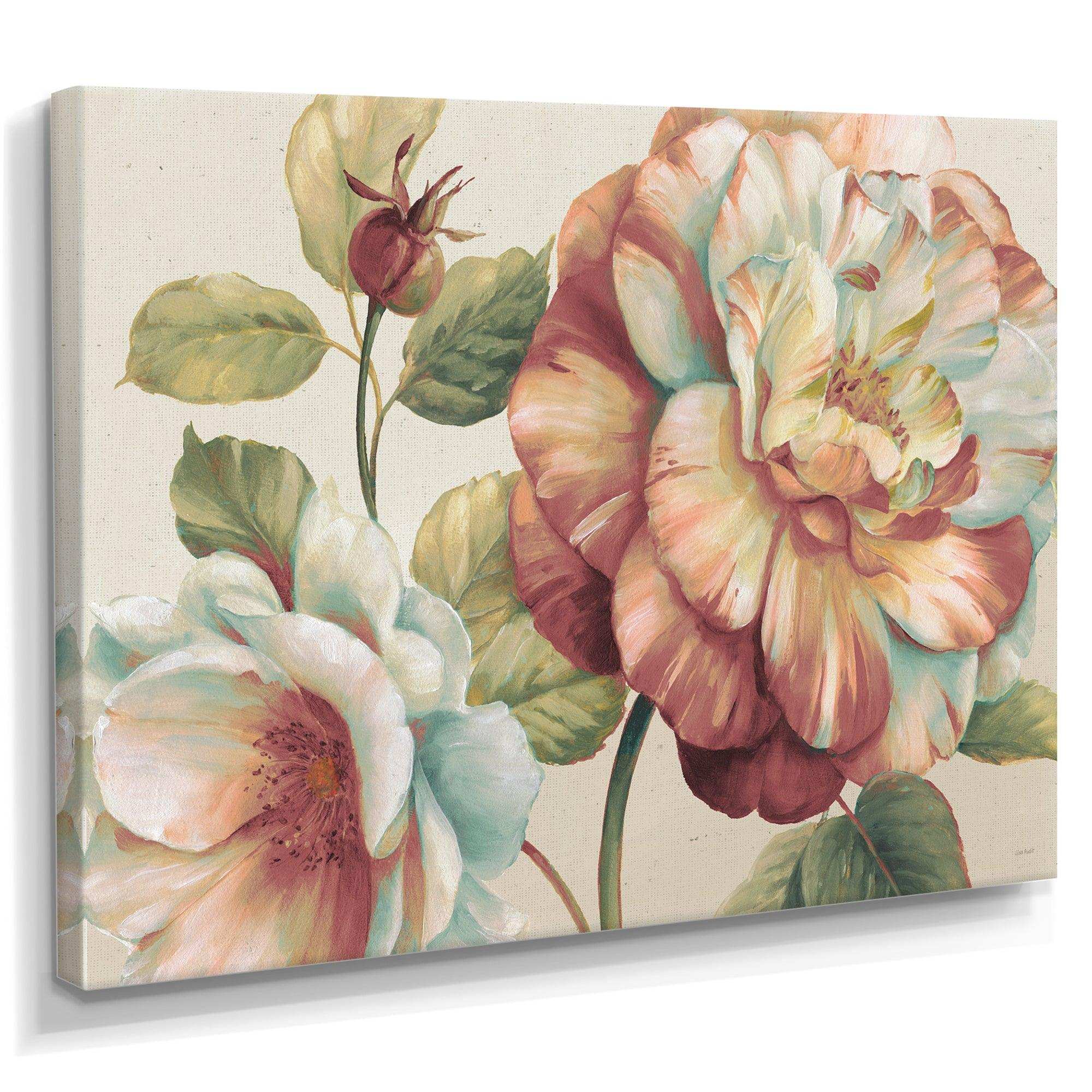 Romantic Dark Rose Blossing Flowers