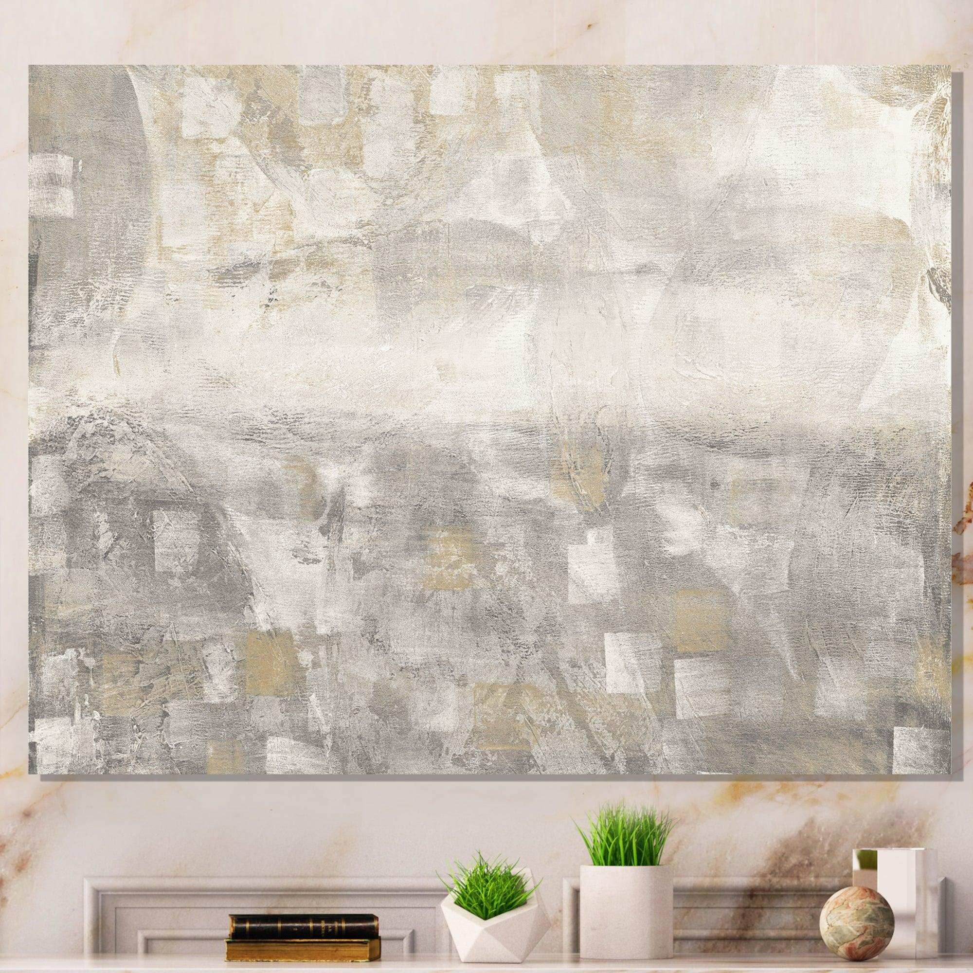 Gray Abstract Watercolor