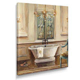 Vintage Paris Bathtub Painting