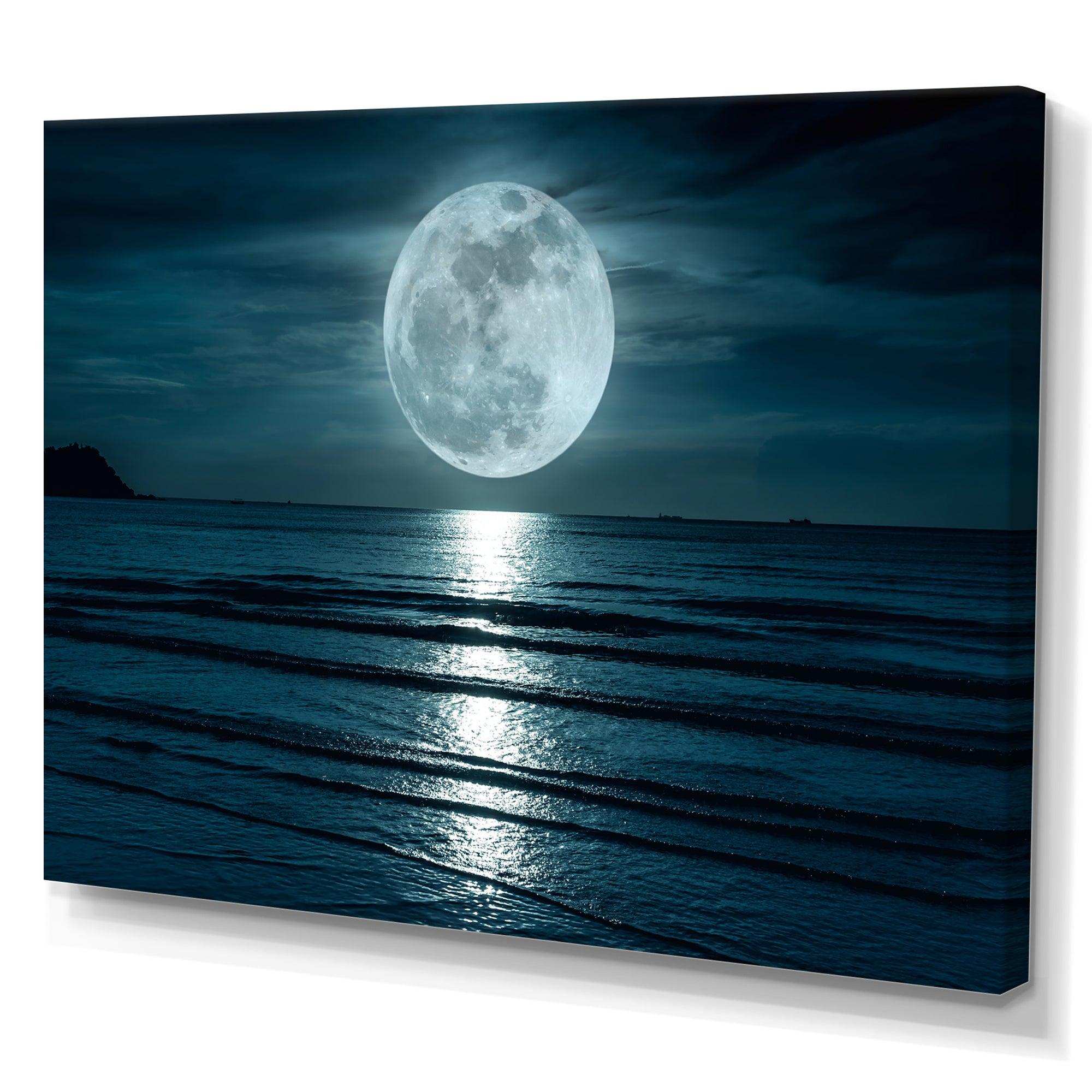 Super Moon Over The Sea I