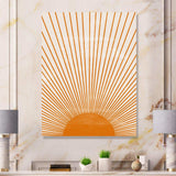 Orange Sun Print III