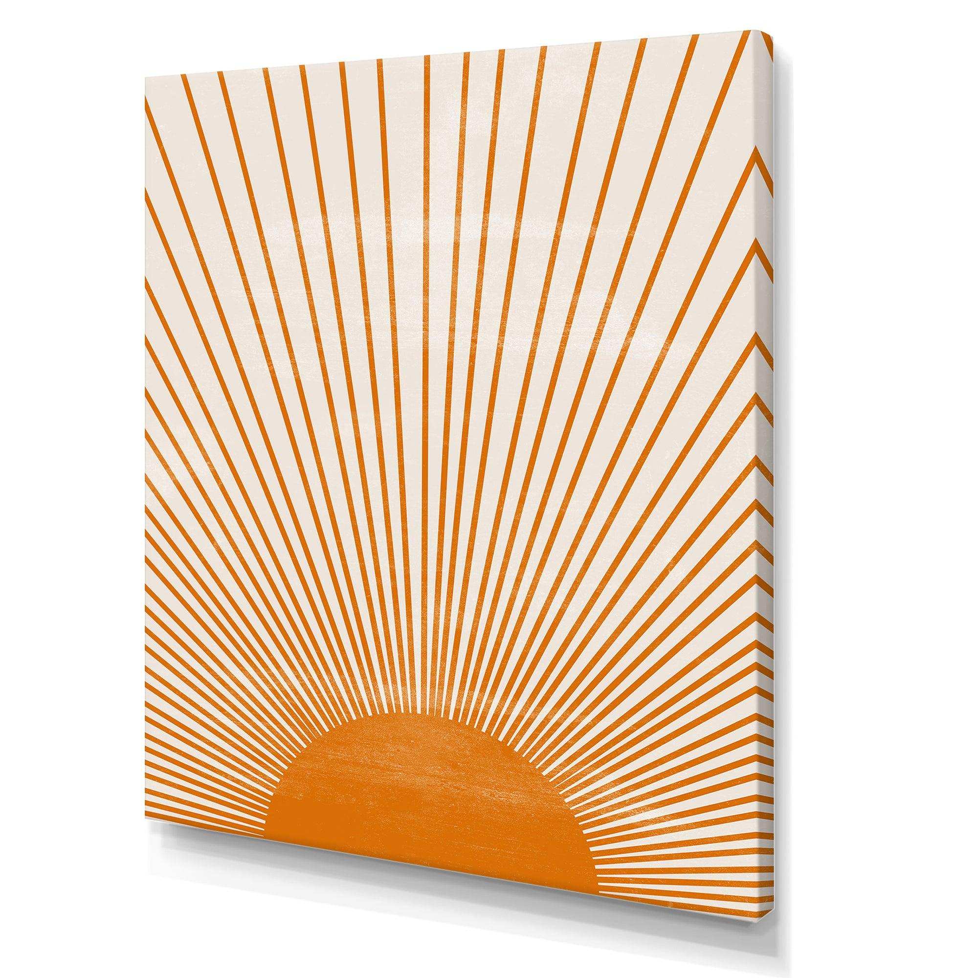 Orange Sun Print III