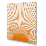 Orange Sun Print III