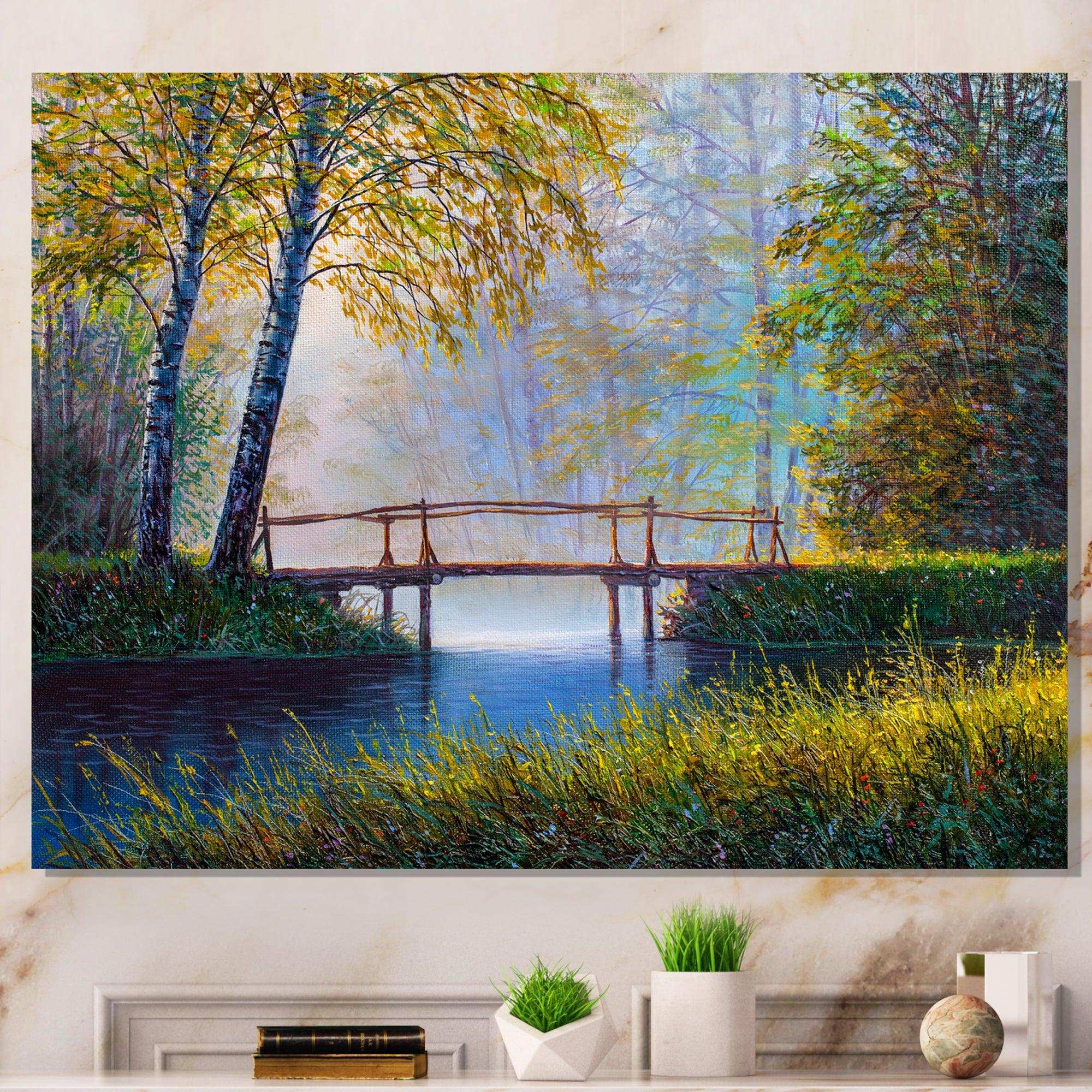 Morning Sunlight and The Awakening Spring Forest