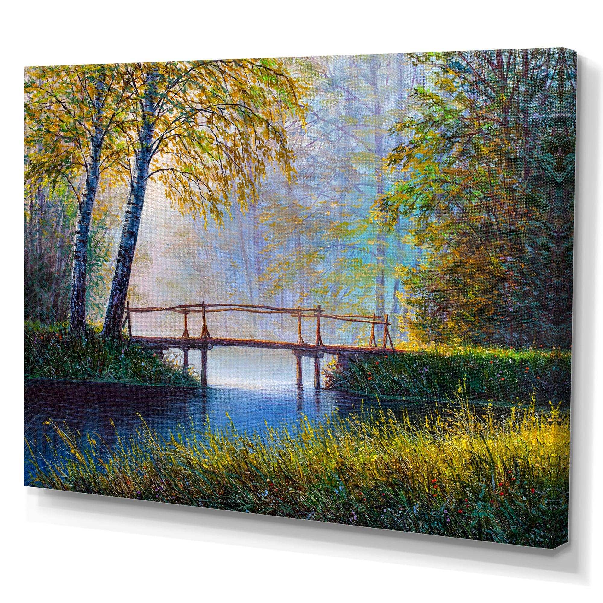 Morning Sunlight and The Awakening Spring Forest