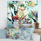 Tropical VIntage Flowers I