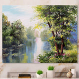 Landscape - Lake In The Forest Summer Day