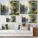 Landscape - Lake In The Forest Summer Day