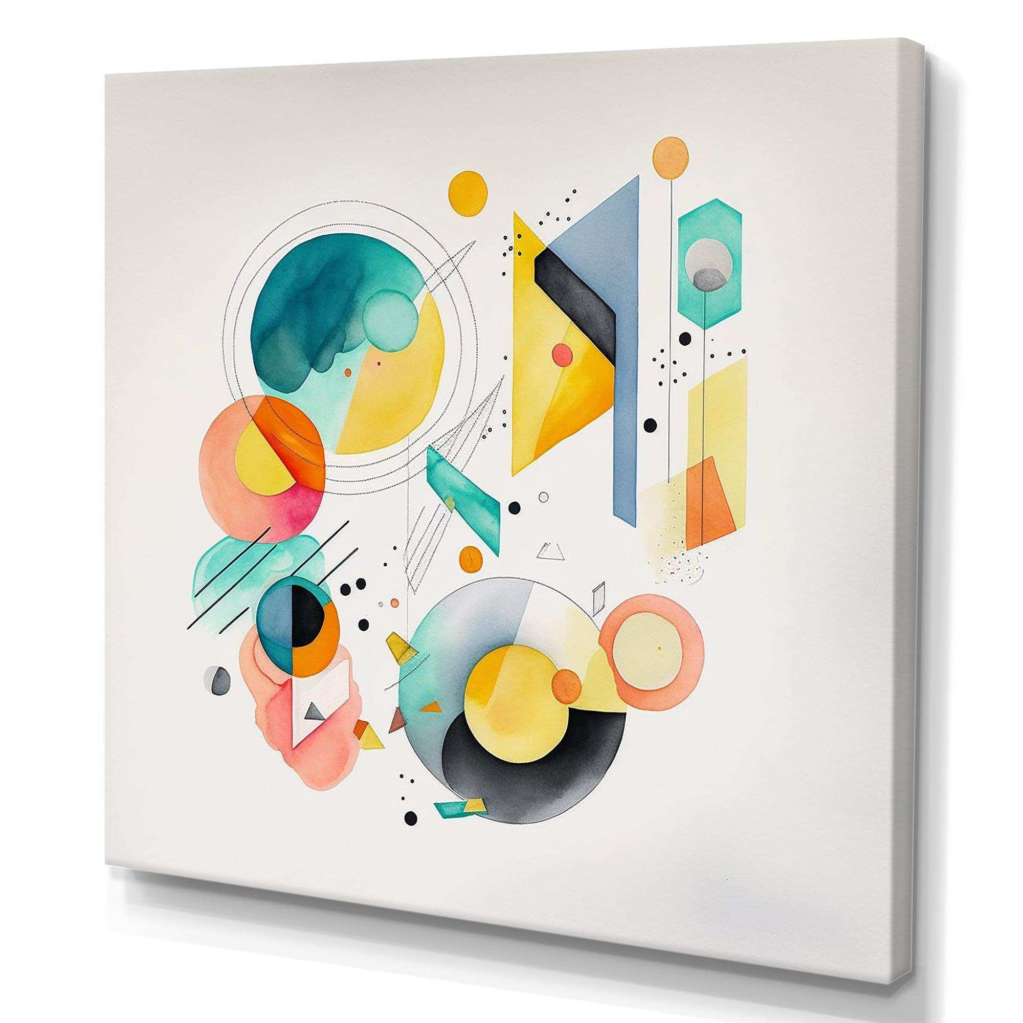 Multi-Color Circular Abstract I