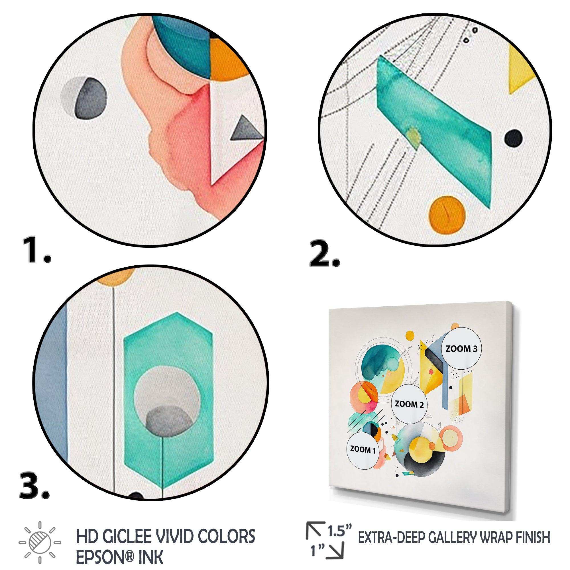 Multi-Color Circular Abstract I