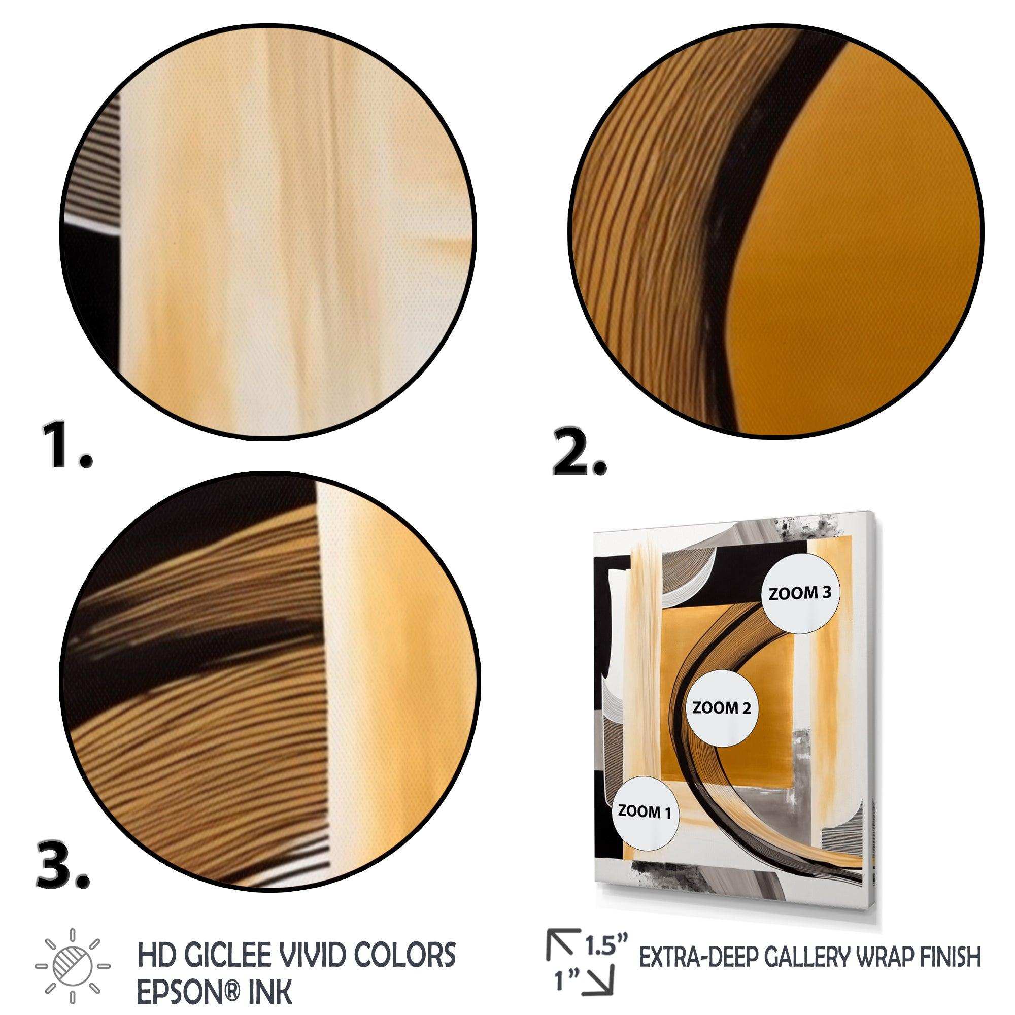 Glam Art Deco Abstract III