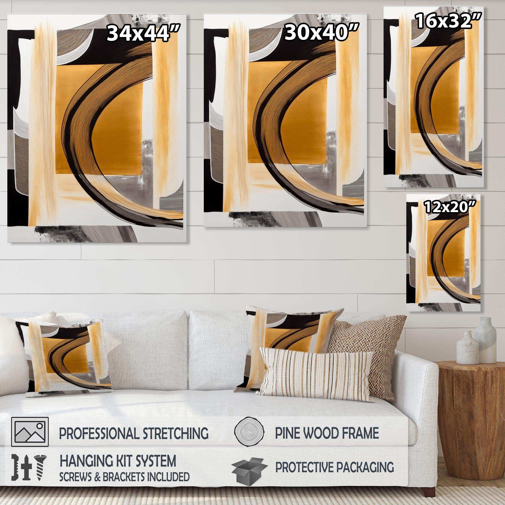 Glam Art Deco Abstract III