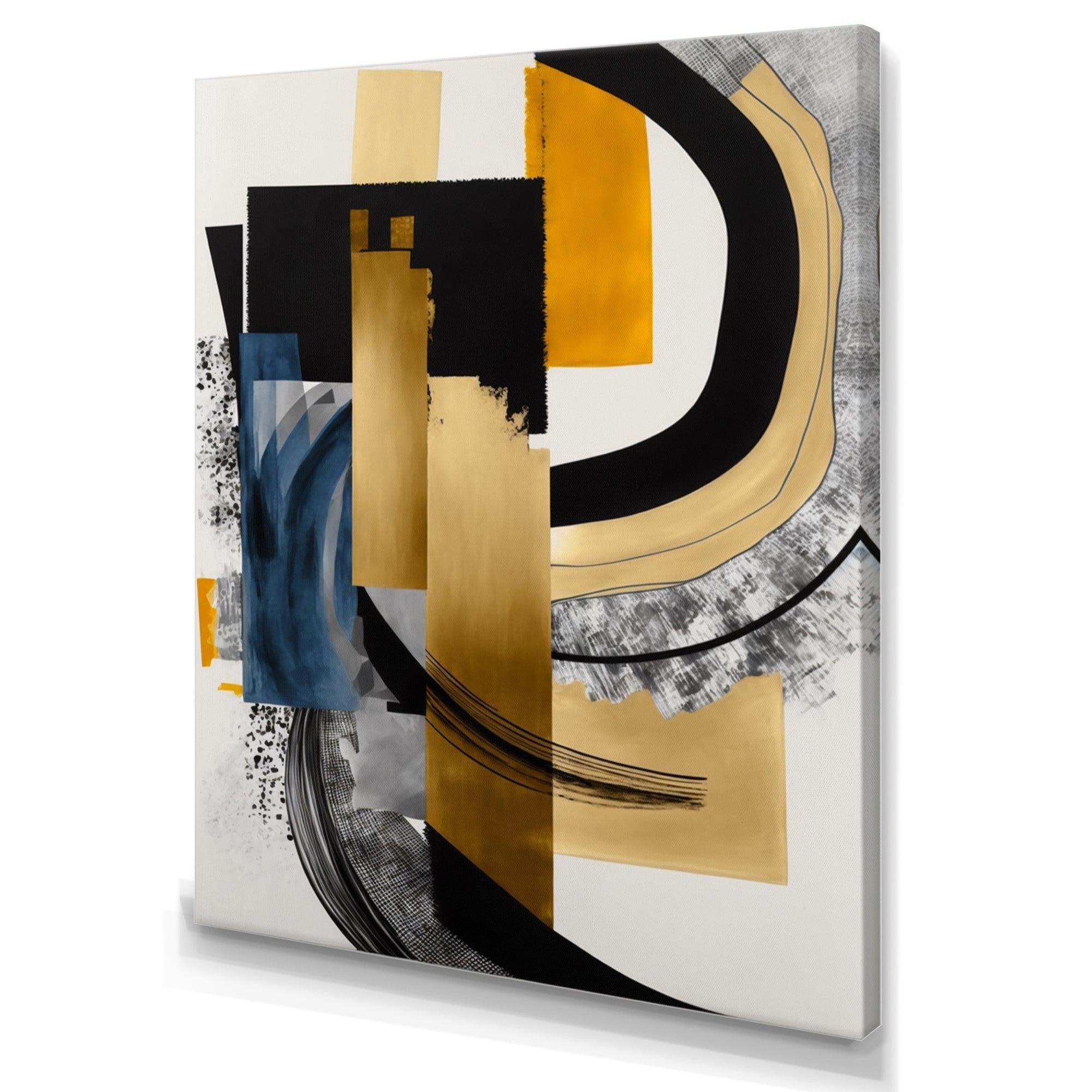 Glam Gold And Black Expression I