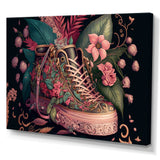 Floral Pink Sneakers Art I