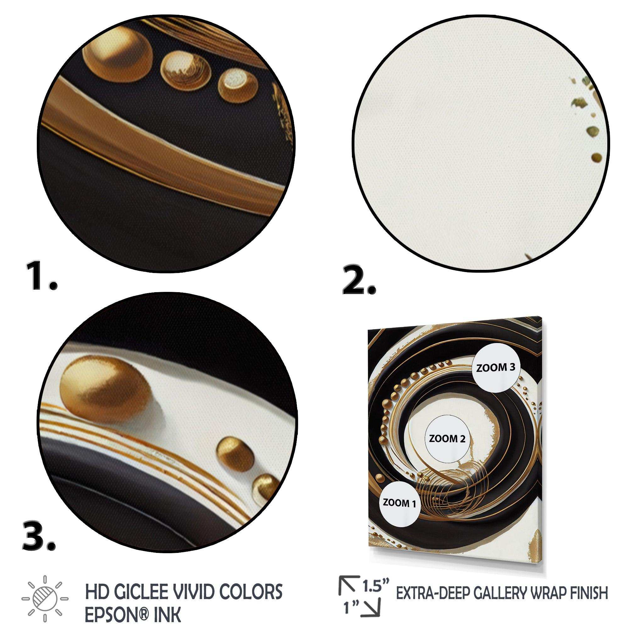 Gold Glamour Circle III