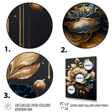 Blue And Gold Camellia I