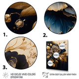 Blue And Gold Camellia II