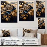 Blue And Gold Camellia II