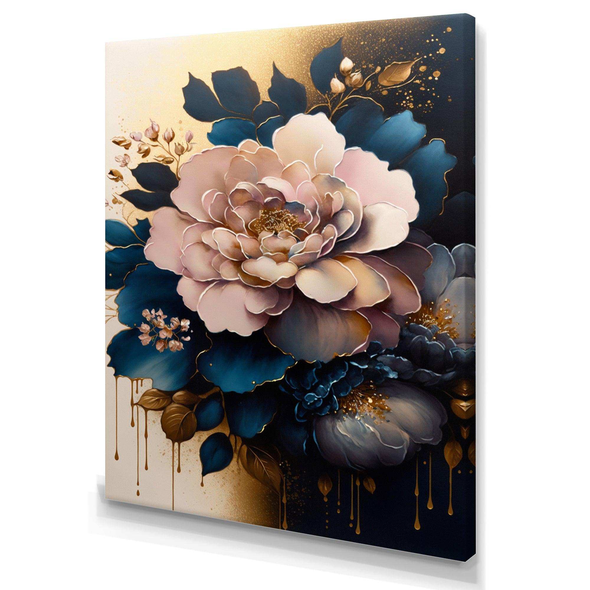 Deep Pink Camellia Floral Design II