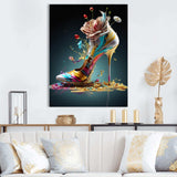 Blue Floral Hight Heels II