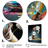 Blue Floral Hight Heels II