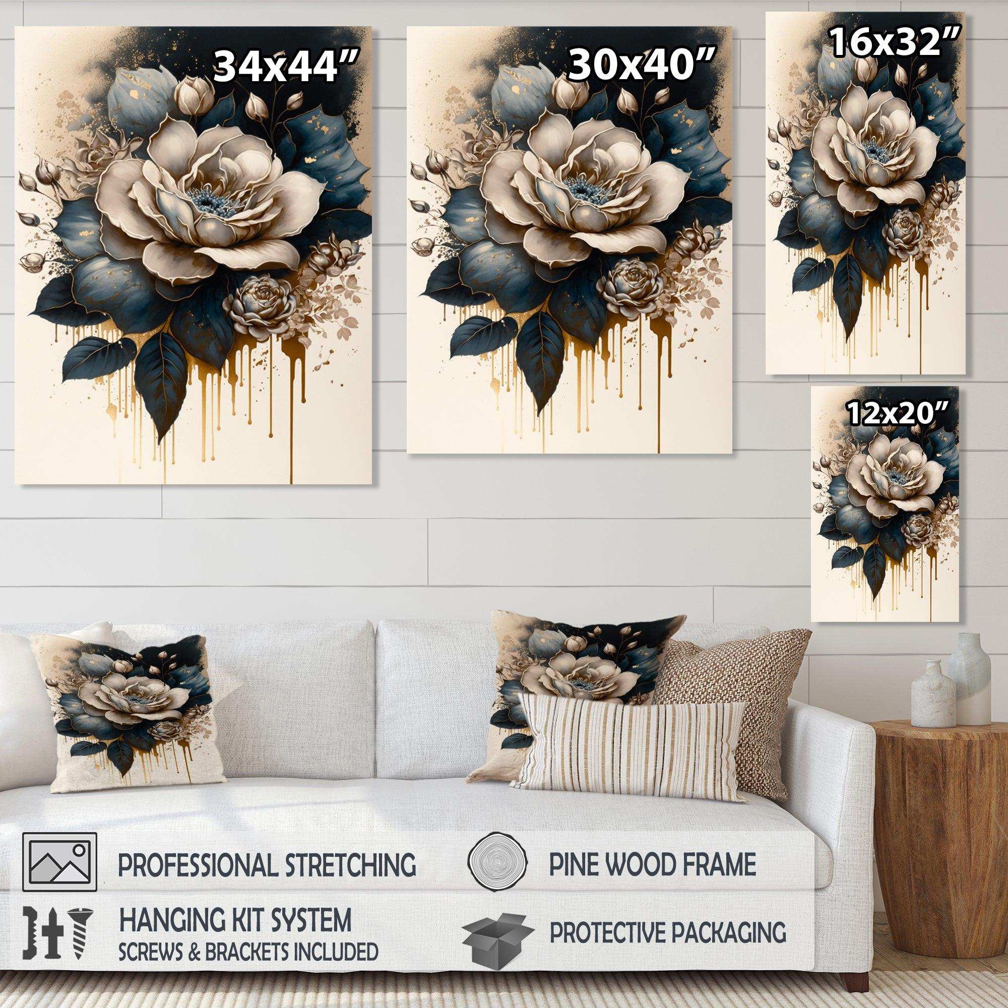 Black And White Rose Design III