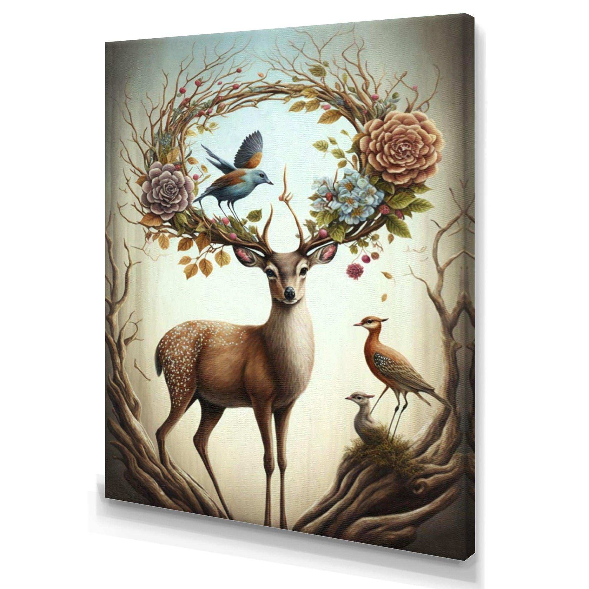 Deer With Blooming Antlers IV