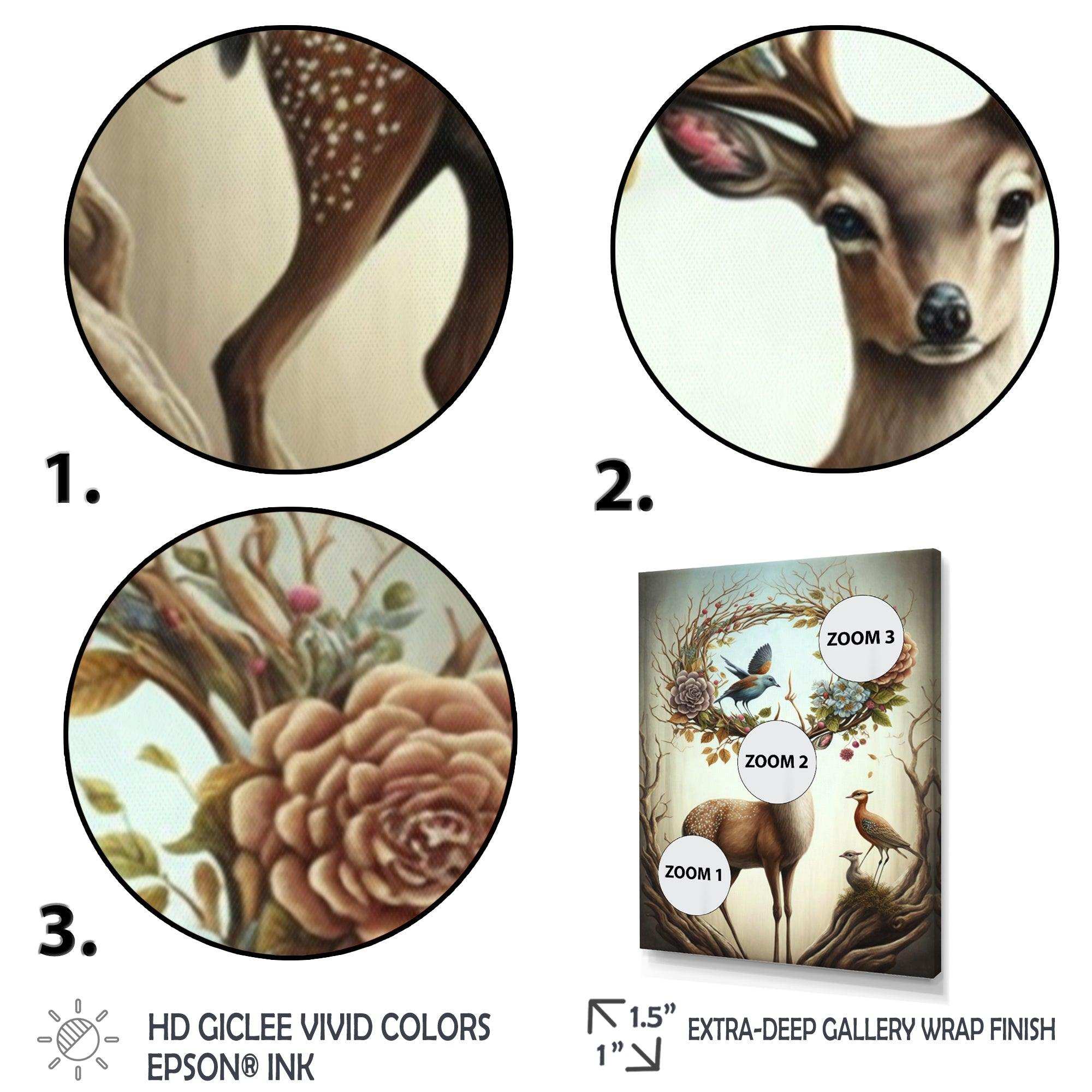 Deer With Blooming Antlers IV