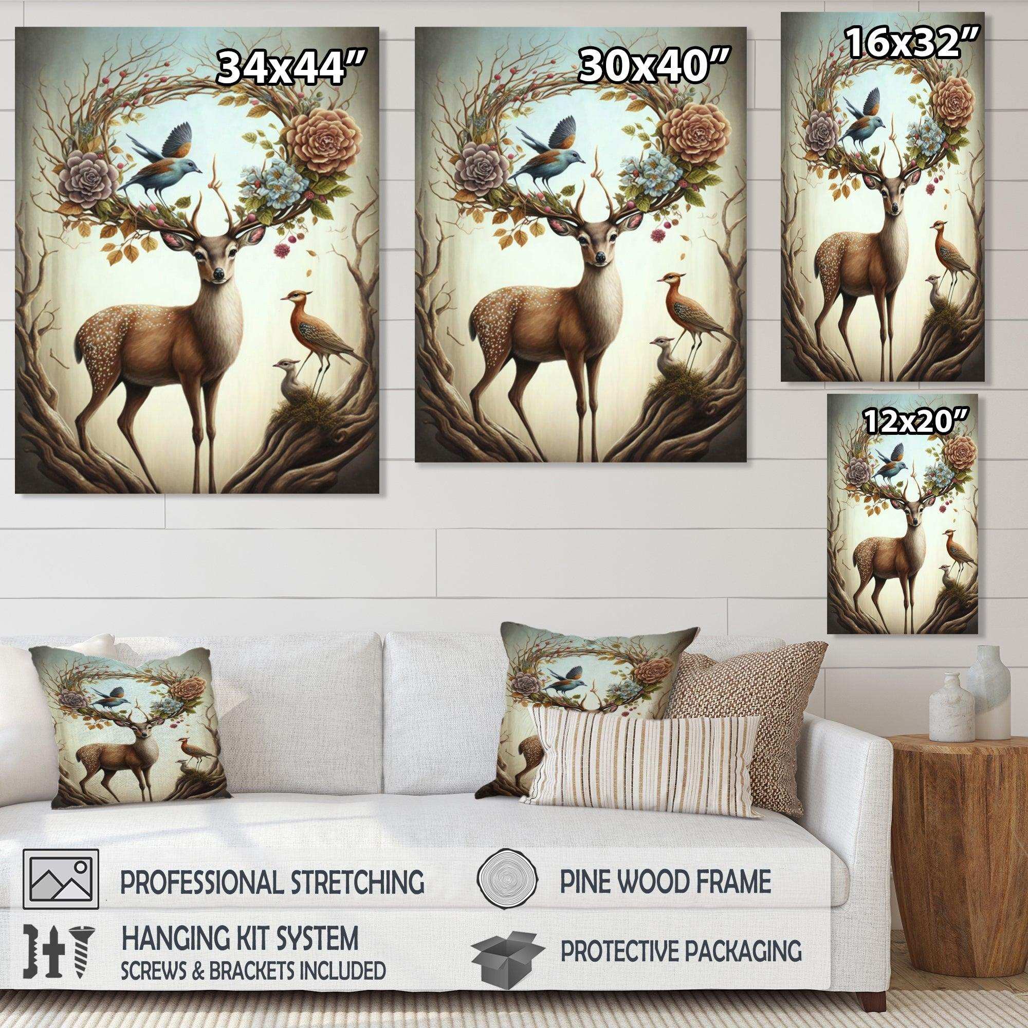 Deer With Blooming Antlers IV