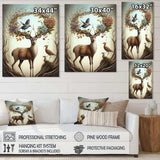 Deer With Blooming Antlers IV