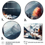 Monochome Yellow And Grey Farm VII