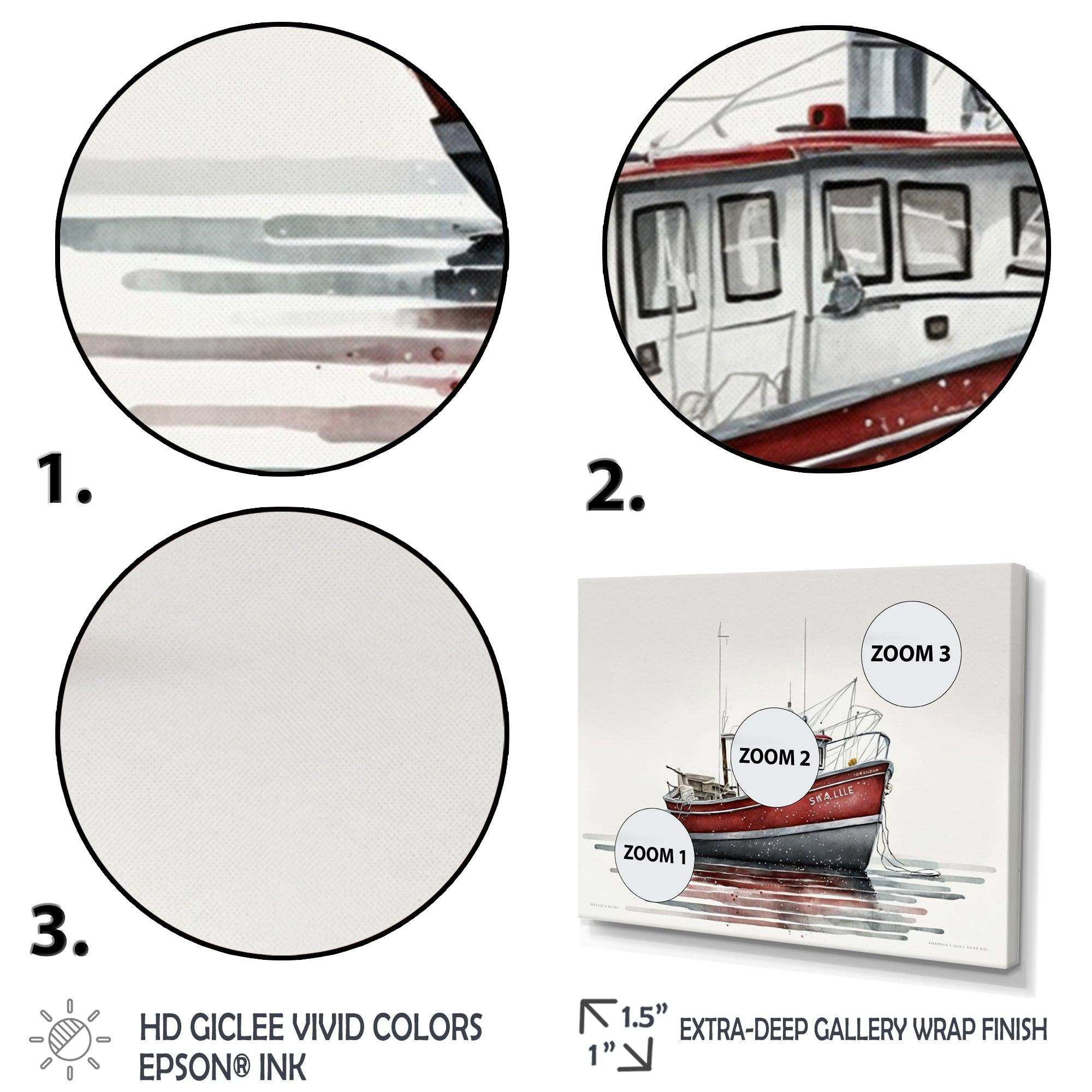 Fisherman'S Boat In The Snow II