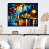 Colorful Paris River