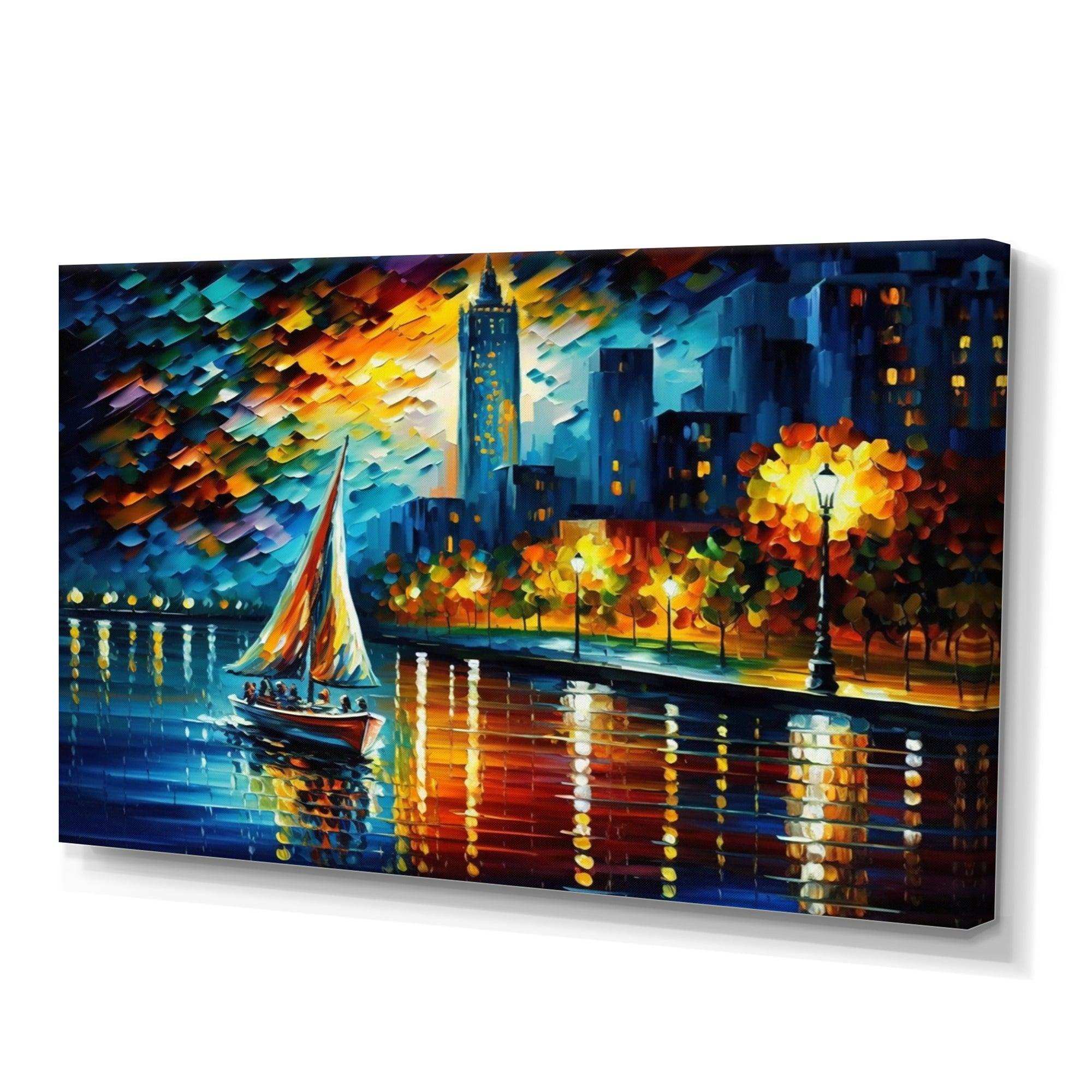 Colorful Paris River