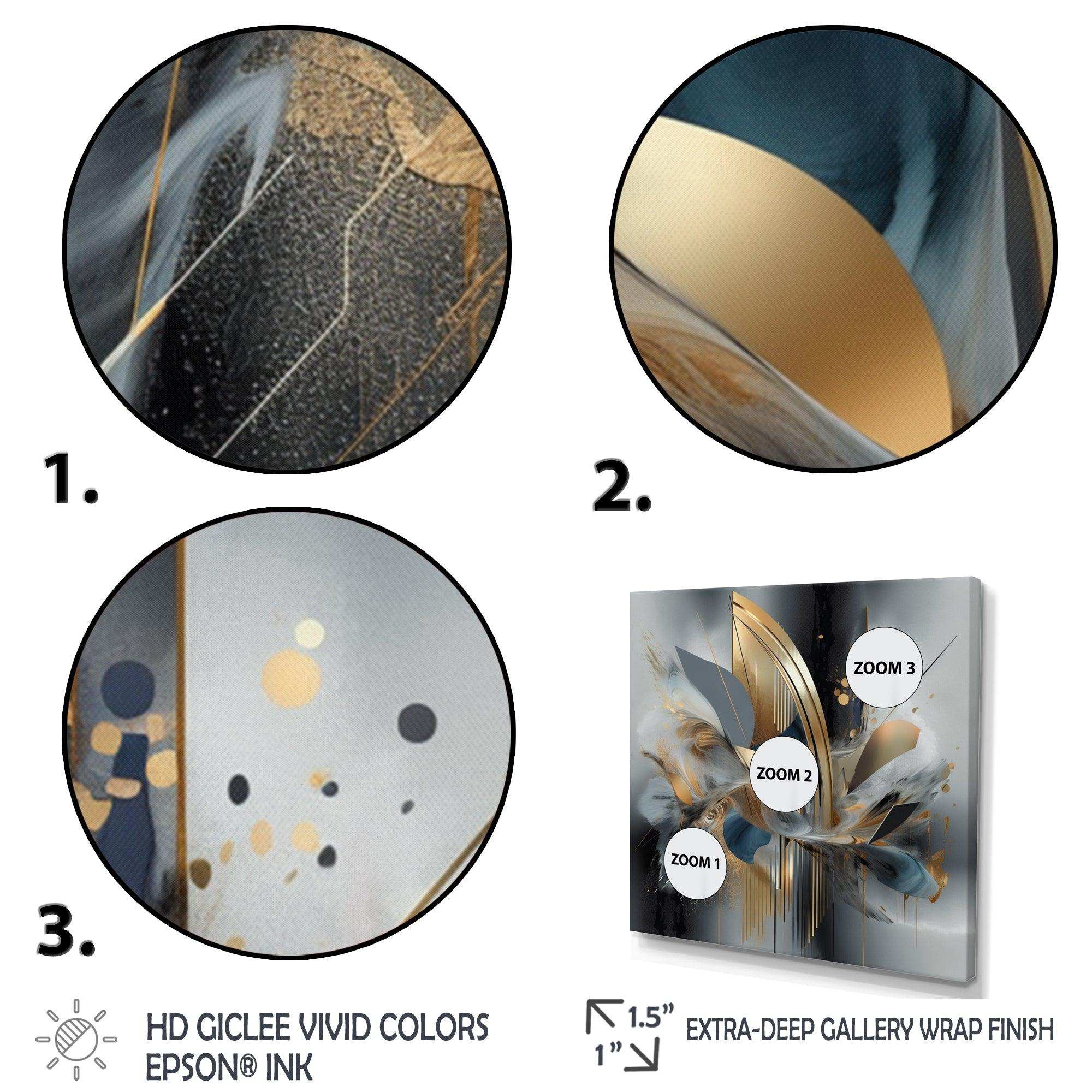 Soft Colors Marble Abstract II - Abstract Canvas Wall Art