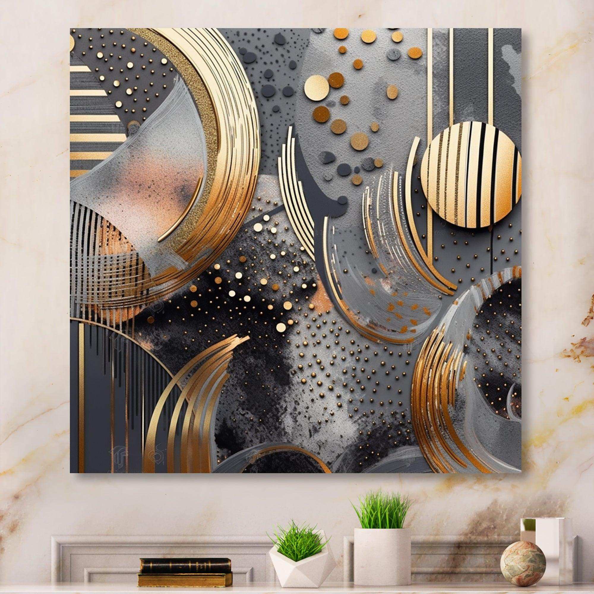 Soft Colors Marble Abstract III - Abstract Canvas Wall Art