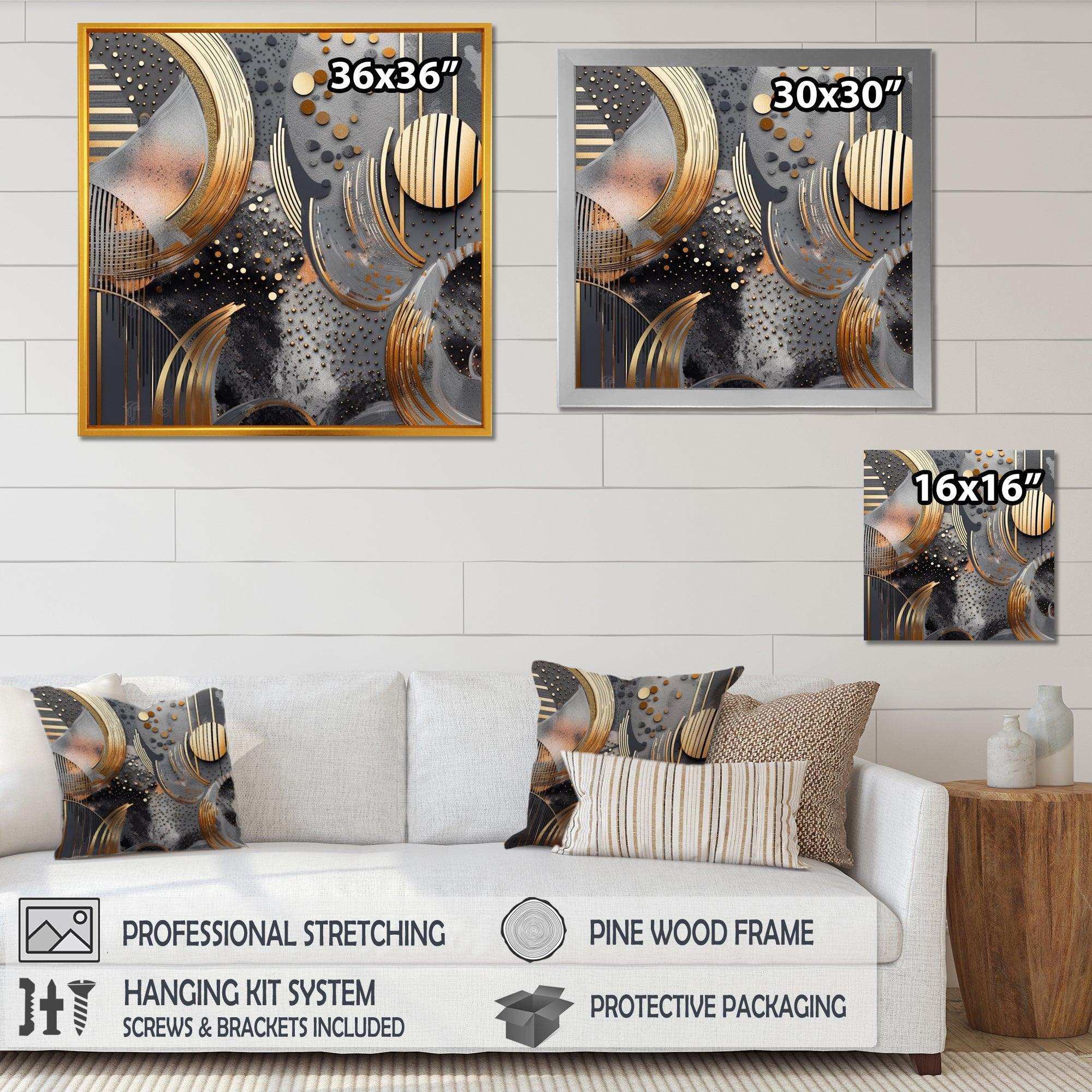 Soft Colors Marble Abstract III - Abstract Canvas Wall Art
