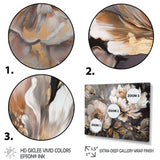 White Grey Peony Blooms In Motion IV - Floral Canvas Wall Art