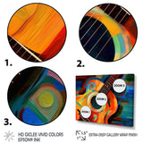 Music In Color I - Music Canvas Wall Art