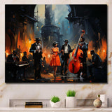 Music In Harlems III - People Canvas Wall Art