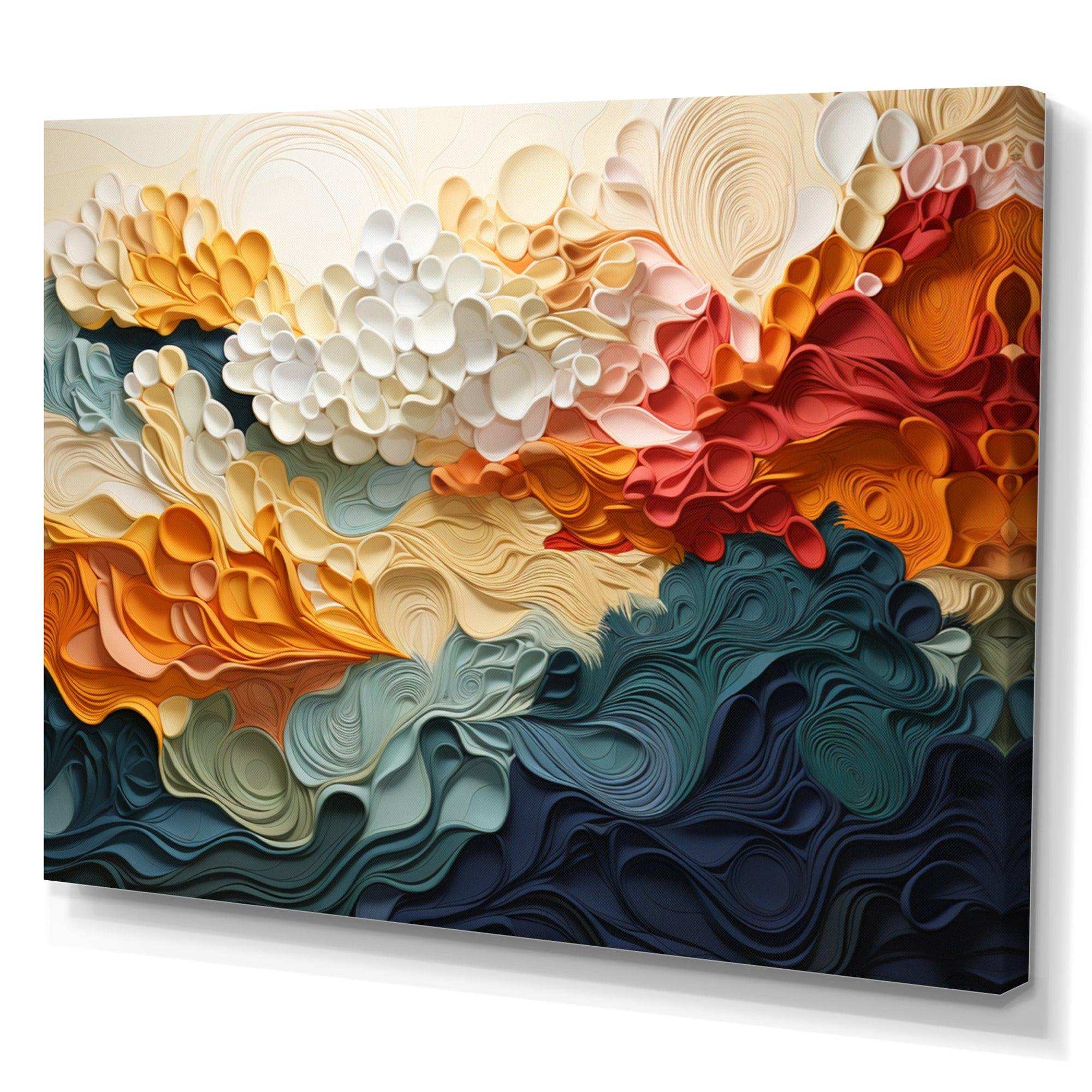 Biomorphism Organic Forms VI - Abstract Canvas Wall Art