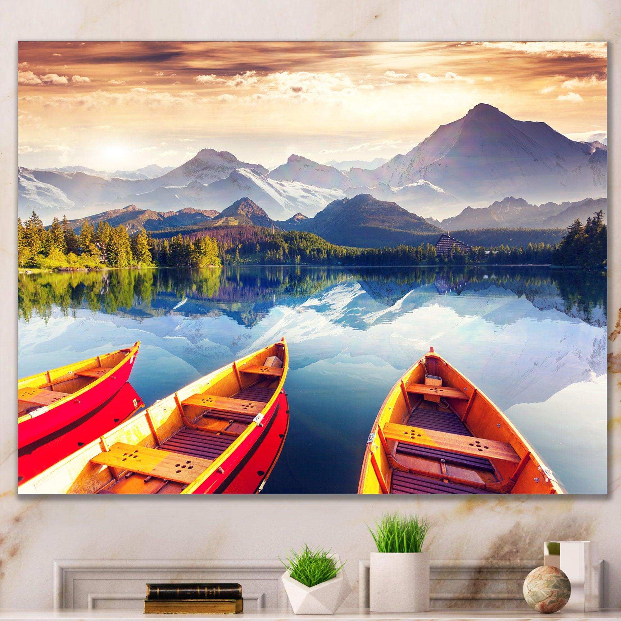 Boats Heading to Lake