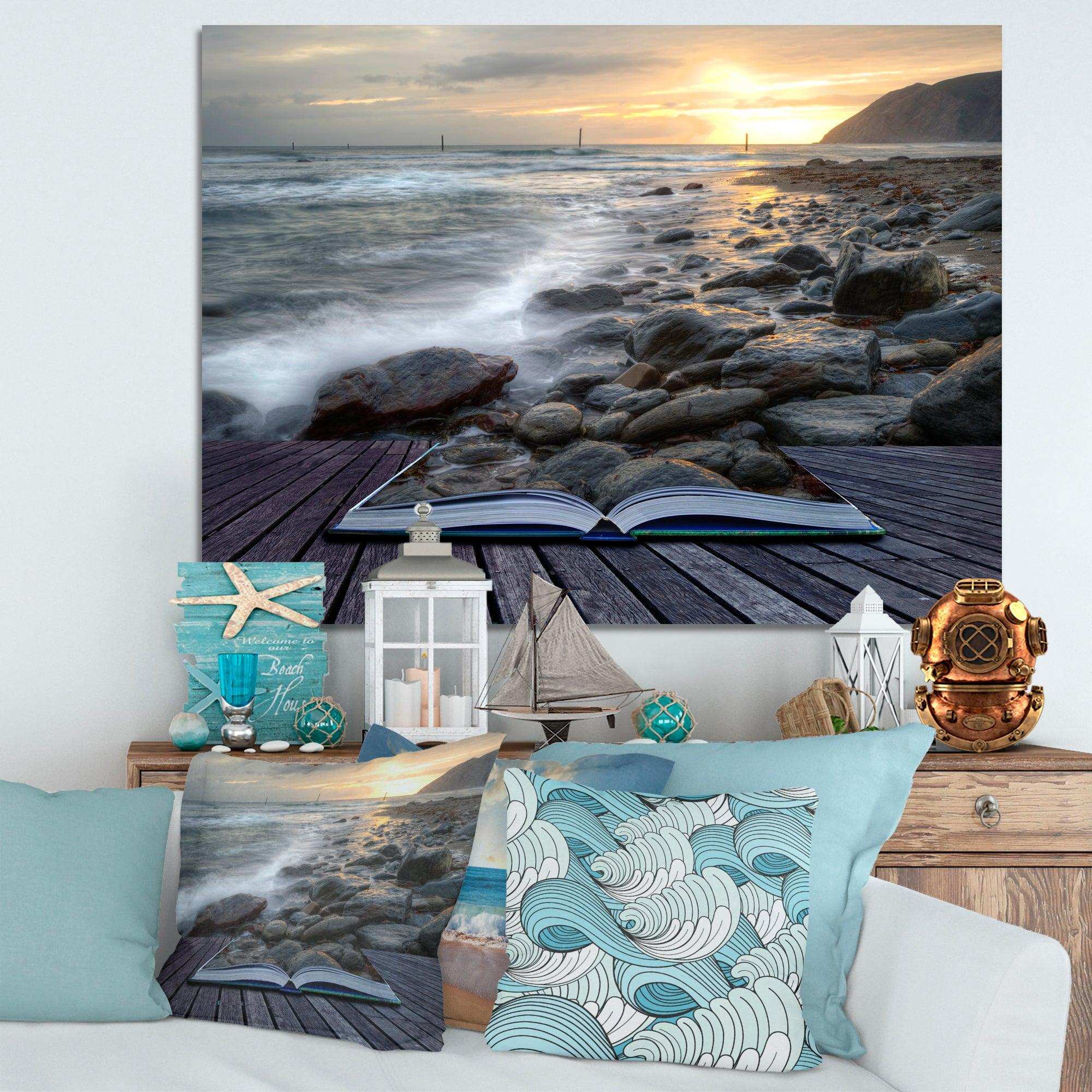 Open Book to the Evening Sea